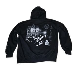 Black Sabbath Hoodie Pullover Ozzy Ozzborne Size Large Black